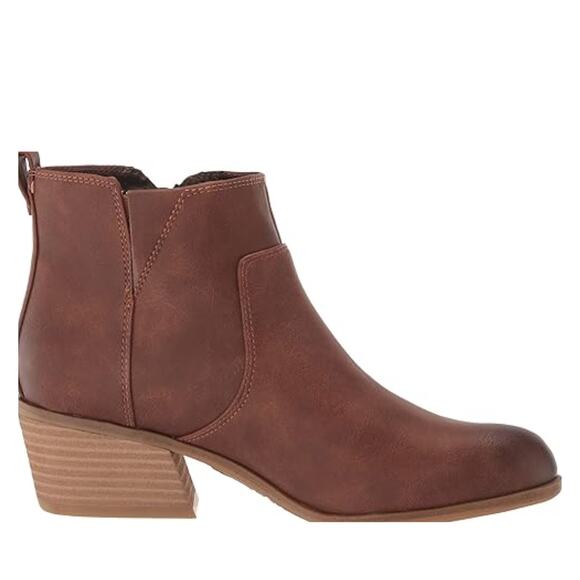 NEW Dr. Scholl's Women's Lawless Ankle Booties Copper Brown Faux Leather Sz 6M - Picture 2 of 8